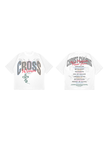 Christ World Tour Oversized White Tee